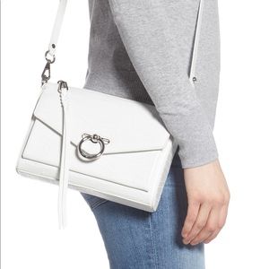 White Leather Rebecca Minkoff Crossbody